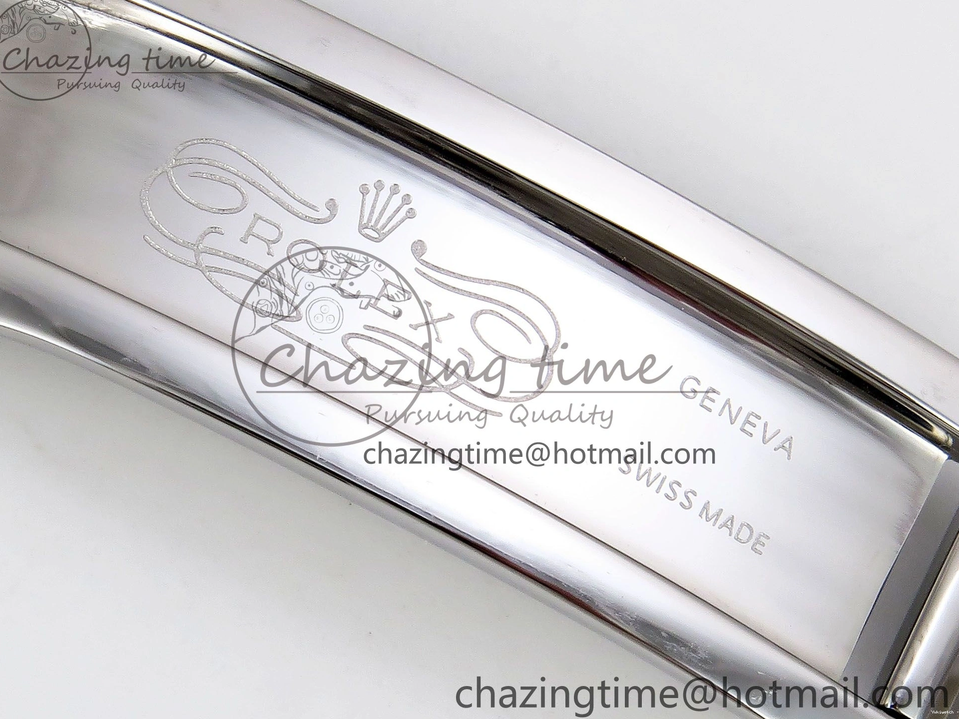 Stick Steel SS 40 Dial (Gain V3 Light JDF Weight) President Green DayDate on VR3255 904L Bracelet 0401